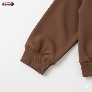 Sudadera con Capucha Extra Grande de Invierno, Personalizada, de Felpa 100% Algodón, 300 g/m², Lisa, Teñida, con Impresión Digital, Transpirable y Resistente al Viento - Product Image 3