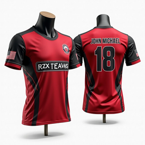 Camisetas deportivas sublimadas personalizadas para hombre, camisetas de softball, baloncesto, fútbol, camisetas de pesca, ropa de rendimiento transpirable - Product Image 4