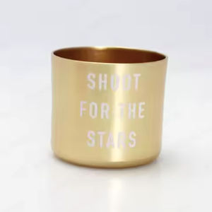 ขวดเทียนเปล่าทองเหลืองขัดเงาคุณภาพสูงแบบขายส่ง ของตกแต่งบ้านโลหะหรูหรา เทียนหอมจากขี้ผึ้งถั่วเหลือง สำหรับเทศกาลอีสเตอร์ - Product Image 5