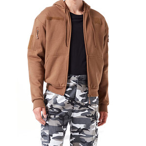 Sweats à capuche urbains tactiques avec cordon de serrage réglable et poches latérales zippées Sweats à capuche urbains tactiques Design résistant à l'eau - Product Image 2