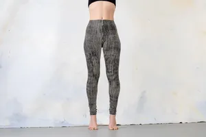 High Waisted Solid Yoga <b>Leggings</b> Full Length Elastic Waist Four-Way Stretch Spandex/Polyester Anti-Static Quick Dry Women - Product Image 5