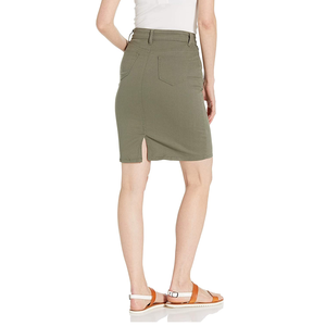 Fournisseur du Bangladesh à des prix abordables Logo personnalisé élégant été élégant Mini court filles Denim robe jupes pour femmes - Product Image 4