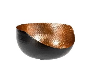Restaurant Table Ware Décoratif Unique Fait À La Main Fantaisie Indien Antique Cuivre Martelé Bol De Service - Product Image 4