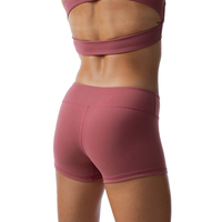 Shorts Boxer Femme Taille Haute Sans Couture Respirant Élastique Personnalisé Streetwear Été Grande Taille Nylon Spandex Uni Yoga