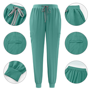 Premium <b>Cotton</b> and <b>Nylon</b> Combination <b>Fabric</b> for Scrubs Soft Durable Jogger Style Medical Uniforms - Product Image 4