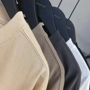 Camisetas bordadas con logotipo personalizado para hombre, camisetas de gran tamaño de algodón liso de manga corta, patrón de secado rápido, serigrafía, Ringer Fitness - Product Image 2