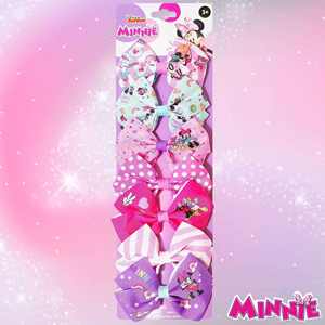 ชุดกิ๊บติดผมมินนี่เมาส์ลิขสิทธิ์แท้จากโรงงาน 7 ชิ้น ขนาด 4 นิ้ว สำหรับเด็กผู้หญิง ลายมินนี่ทุกชิ้น พร้อมกิ๊บหนีบแบบจระเข้ - Product Image 1
