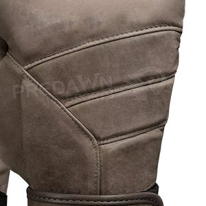 Guantes de Boxeo de Cuero con Correa, Hechos a Medida, al por Mayor, Ligeros, de Secado Rápido, Cómodos, Servicio OEM, Guantes de Boxeo de Combate - Product Image 3