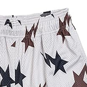 Streetwear d'été urbain Shorts pour hommes Graphic Mesh Loose Fit Sportswear pour Gym Running Casual Daily Style - Product Image 2