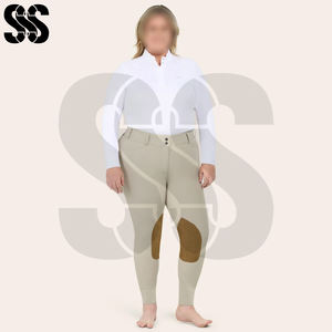 Pantalones de Montar para Mujer, Último Estilo, Tela Elástica Flexible, Diseño Ecuestre Duradero para Largas Sesiones de Montar, Colores Personalizados - Product Image 4