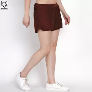 Pantalones Cortos de Verano para Mujer, Sexys, de Punto Acanalado, Cintura Elástica, Resistentes al Viento, Transpirables, con Opciones Personalizables para Uso Casual - Product Image 3