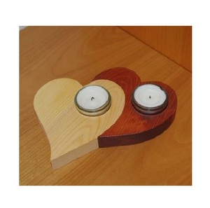 Vintage Inspired Wooden Tealight Holder Crafted to Add Gentle Candle Glow and Organic Wooden Charm to Home Decor - Product Image 2