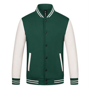 เสื้อเบสบอลทีมขนาดพลัสไซส์ของผู้ชายเสื้อโค้ทเลตเทอร์แมนสำหรับฤดูหนาวเสื้อแจ็คเก็ตกันลมแบบเย็บ - Product Image 2