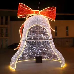 Arco de Luces LED Impermeable para Exteriores IP65, con Diseño de Campana Grande y Patrón de Estrellas, para Decoración de Jardines y Entradas Comerciales - Product Image 4