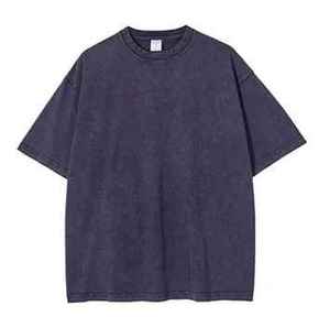 Camiseta de Algodón 100% con Lavado Ácido, Corte Regular, 300g, Ecológica, Transpirable, de Secado Rápido, Estilo Vintage, Personalizable, Lisa, de Alta Calidad - Product Image 3