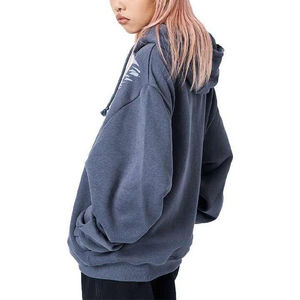 Sudadera con Capucha Extra Grande para Mujer, 100% Algodón, con Cierre, Personalizable con Logotipo, Estilo Urbano, Gruesa, para Otoño/Invierno - Product Image 3