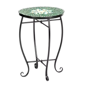 Belles tables marocaines en incrustation d'os en métal fabriquées à la main, parfaites pour la décoration du salon, la tradition, l'art et la fonctionnalité. - Product Image 4