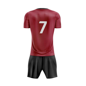 High Quality Fully Customized Heat-Transfer Printed Breathable Short Football Uniform Wholesale 100% Polyester Material <b>Soccer</b> - Product Image 3