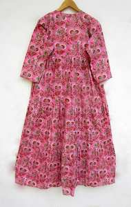 Tendance Designer élégant col rond décontracté robe de plage en gros Boho plage Hippie robe ample vêtements d'été Maxi robe pour les femmes - Product Image 2