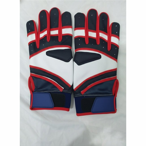 Guantes de Bateo de Béisbol de Cuero Personalizados, Duraderos, Ligeros y Transpirables, con Cierre de Velcro, Profesionales para Adultos, para Mano Derecha/Izquierda - Product Image 4