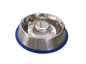 Comederos Lentos de Acero Inoxidable para Perros, Tamaños Pequeño/Mediano/Grande, Anillos 100% de Silicona, Ecológicos e Impermeables - Product Image 3