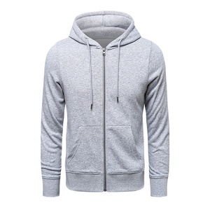 Vente en gros du fabricant pakistanais Vintage pour hommes XS Sweat à capuche zippé décontracté en molleton de polyester brodé Logo personnalisé avant hiver - Product Image 5