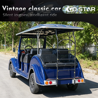 Voiture électrique vintage Go Star certifiée (GCC/Eec/Dot/CE) 11 places, autonomie de 90 km, garde au sol de 250-300 mm, 30 km/h