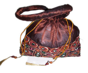 Tamaño personalizado Logo Poliéster Durable Alta calidad Organza Bolsas de regalo Cordón Joyería Embalaje de dulces Bordado de varios colores - Product Image 3