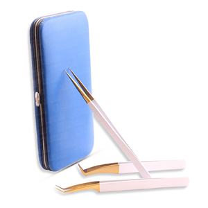 Productos recién llegados Pinzas coloridas para pestañas Volumen de etiqueta privada Pinzas para pestañas de alta densidad al por mayor - Product Image 2