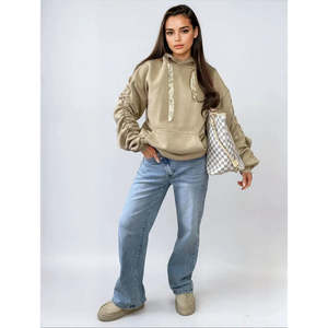 Sudaderas y Hoodies Casuales para Mujer de Alta Calidad, Venta al por Mayor, Color, Talla, Estilo y Logotipo Personalizables, ODM - Product Image 1