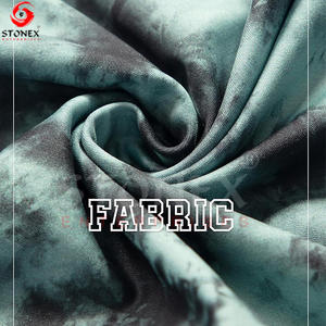 ชุดวอร์ม3ชิ้นสำหรับผู้หญิงชุดวอร์มผ้าคอตตอนพิมพ์ลายย้อมสีแบบซับลิเมชันทำจากผ้าคอตตอน - Product Image 5