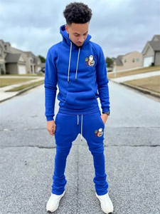 Joggers unisex XXL para hombre, venta al por mayor personalizada, sudadera para exteriores, chándales de entrenamiento de talla grande con precio de fábrica - Product Image 4