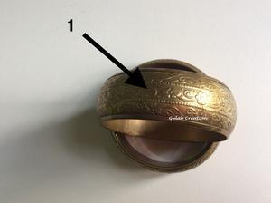 Hand <b>Engraved</b> Brass <b>Bracelet</b> Bangle Traditional Handmade Metal Cuff Jewelry for Women and <b>Men</b> - Product Image 2