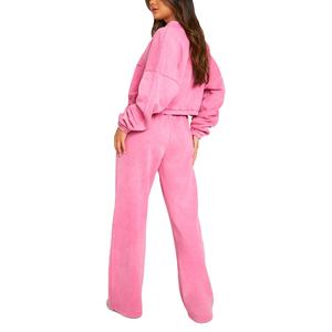 เสื้อวอร์มกรดซักคุณภาพสูงสำหรับผู้หญิงเสื้อลำลองมีซิปดูมีสไตล์ - Product Image 5