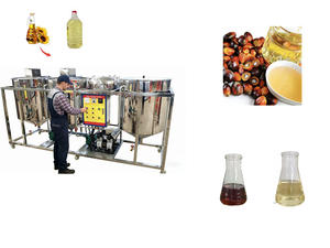 Máquina Refinadora de Aceite Comestible y de Palma de Alta Eficiencia, Capacidad de 1000 kg/24 h, Perfecta para Plantas de Procesamiento de Aceite a Gran Escala HJ-JLYJ500 - Product Image 1