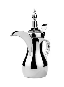 Hand Made Arabic Dallah Coffee <b>Silver</b> Coated Luxury Coffee & <b>Tea</b> Pot for Home Hotel Restaurants at Wholesale Rate - Product Image 6