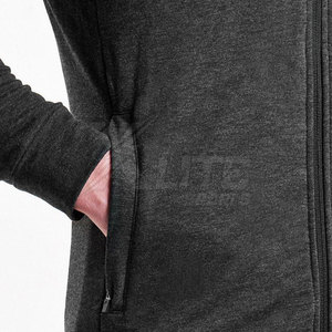 Sweat à capuche zippé en polaire coupe ajustée pour l'hiver – Tenue de sport élégante et confortable pour l'entraînement, le jogging, le yoga et les loisirs - Product Image 5