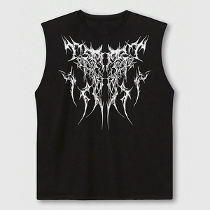 Camisetas de Tirantes para Hombre con Logotipo Personalizado, Estilo Casual Vintage para Gimnasio, Ajuste de Alta Calidad, 100% Algodón, 275 GSM, Transpirables, de Secado Rápido, Cuello Redondo - Product Image 1