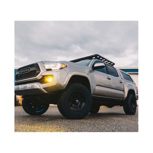 2022 pour Toyota Tacoma Double cabine V6 sièges en cuir intérieur foncé clair boîte de vitesses manuelle FWD R19 taille des pneus gauche alliage droit - Product Image 5