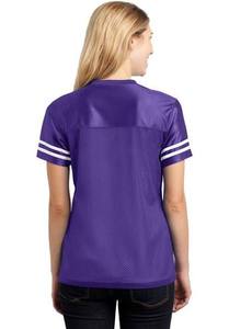 Maillot de football pour femmes 100% polyester, coupe ajustée, respirant, confortable, anti-dérapant, design grande taille, logo et nom d'équipe personnalisés - Product Image 4