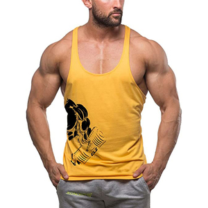 Camiseta Deportiva sin Mangas para Hombre, Tejido Elástico, Secado Rápido, para Correr y Entrenar - Product Image 5