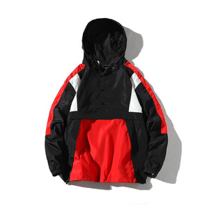 Vente en gros Streetwear Harajuku unisexe Blouson coupe-vent de camouflage formel avec logo avant de style coréen - Product Image 1