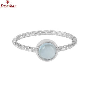 Anillos Elegantes y Modernos Unisex de Plata de Ley 925 con Labradorita, Anillo de Compromiso y Boda con Engaste de Bisel, Certificado - Product Image 4