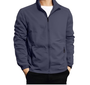Wholesale Men Winter Work Wear Softshell <b>Jacket</b> Custom Design Windproof Waterproof <b>Fleece</b> Lined Zipper Plus Size Recyclable - Product Image 4