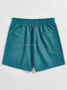 Short d'entraînement décontracté de haute qualité pour hommes, sur mesure, en toile respirante, avec motif solide, décoration anti-rides, séchage rapide, haut - Product Image 5