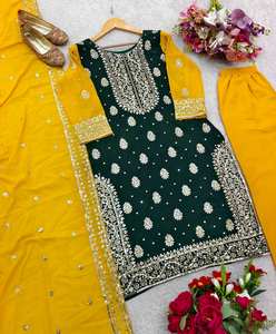 Dernier styliste indien pakistanais Salwar Kameez robe pour femmes filles pour les mariages fêtes vente en gros pas cher taux Varni - Product Image 4