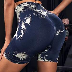 2024 grande taille femmes décontracté Biker Shorts taille haute extensible Yoga Leggings taille élastique Spandex/Nylon ventre contrôle Gym - Product Image 5