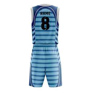 Uniformes de Baloncesto Personalizados al por Mayor, Camisetas de Baloncesto Sublimadas de Talla Grande, Transpirables y de Secado Rápido - Product Image 3