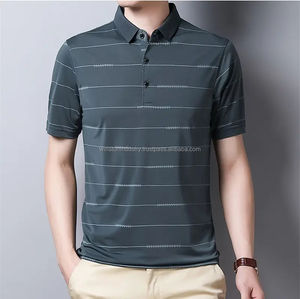 Nouveau design personnalisé OEM ODM à la mode super doux coton hommes tenue décontracté col montant polo en prix de gros hommes meilleurs - Product Image 2