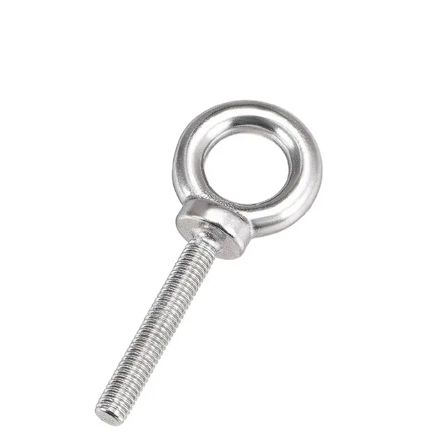 ASTM specifications High Quality Factory price Forged Eye Bolts M to M10 1/4 diameter plain finish